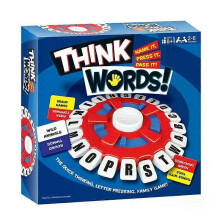 (English-1) Think Word English Spanish Board Game Fast Paced Family Fun The Quick Thinking Letter Pressing Puzzle Game For Adults And Kids