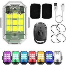 (1Pack) High Brightness Wireless Led Strobe Light, 7 Colors Rechargeable Flashing Lights