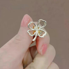 (XZ07) Exquisite Pink Lotus Flower Brooch Pins Women Girls Metal Plant Enamel Label Hat Cap Pins Suit Coat Japanese Fashion Accessories