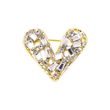 (gold) New Rhinestone Brooches Women Exquisite Retro Pins Small Cute Fashion Jewelry Accessories