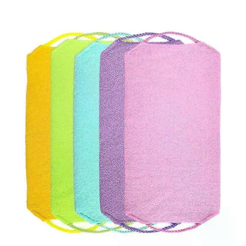 (green) Rubbing Mud Treasure for Bathing Dead Skin and Exfoliating with Pulling Rope Strong Rubbing Bath Towel Pulling Back Strip