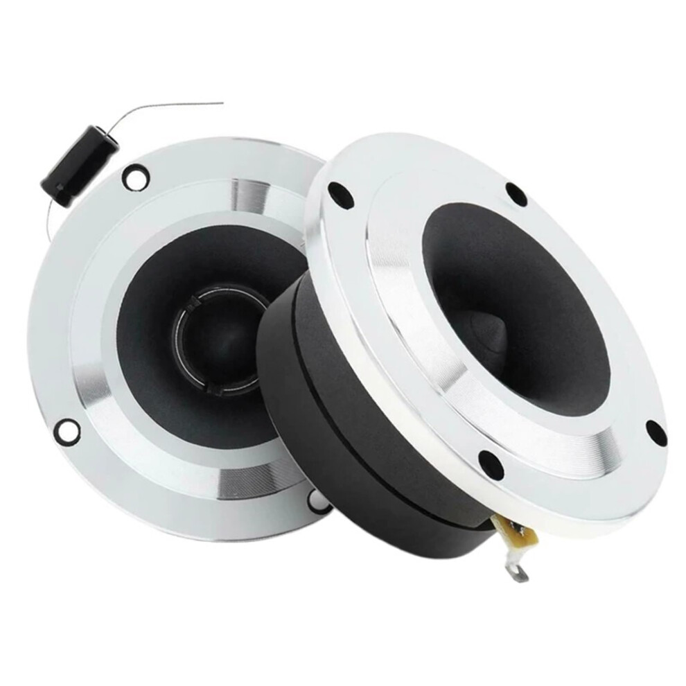 2X Aluminum Car Dome Tweeter 4 Ohm Silk Film Treble Audio Hifi Multimedia Bookshelf With Panel 9119770788825