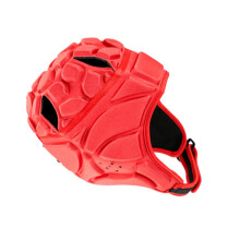 Soft Shell Helmet Performance Football Headwear For Flag Football And Baseball, Red XL, Adults And Kids, Chin Band