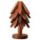 (B, walnut) Hot Dish Coaster with Tree-shaped innovative Tree Shape Trivet Set for Elegant Table Setting 1