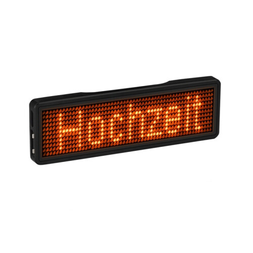 Bluetooth LED-naambadge, oplaadbaar lichtbord, DIY programmeerbaar scrollend berichtenbord, LED-display, type 2 2