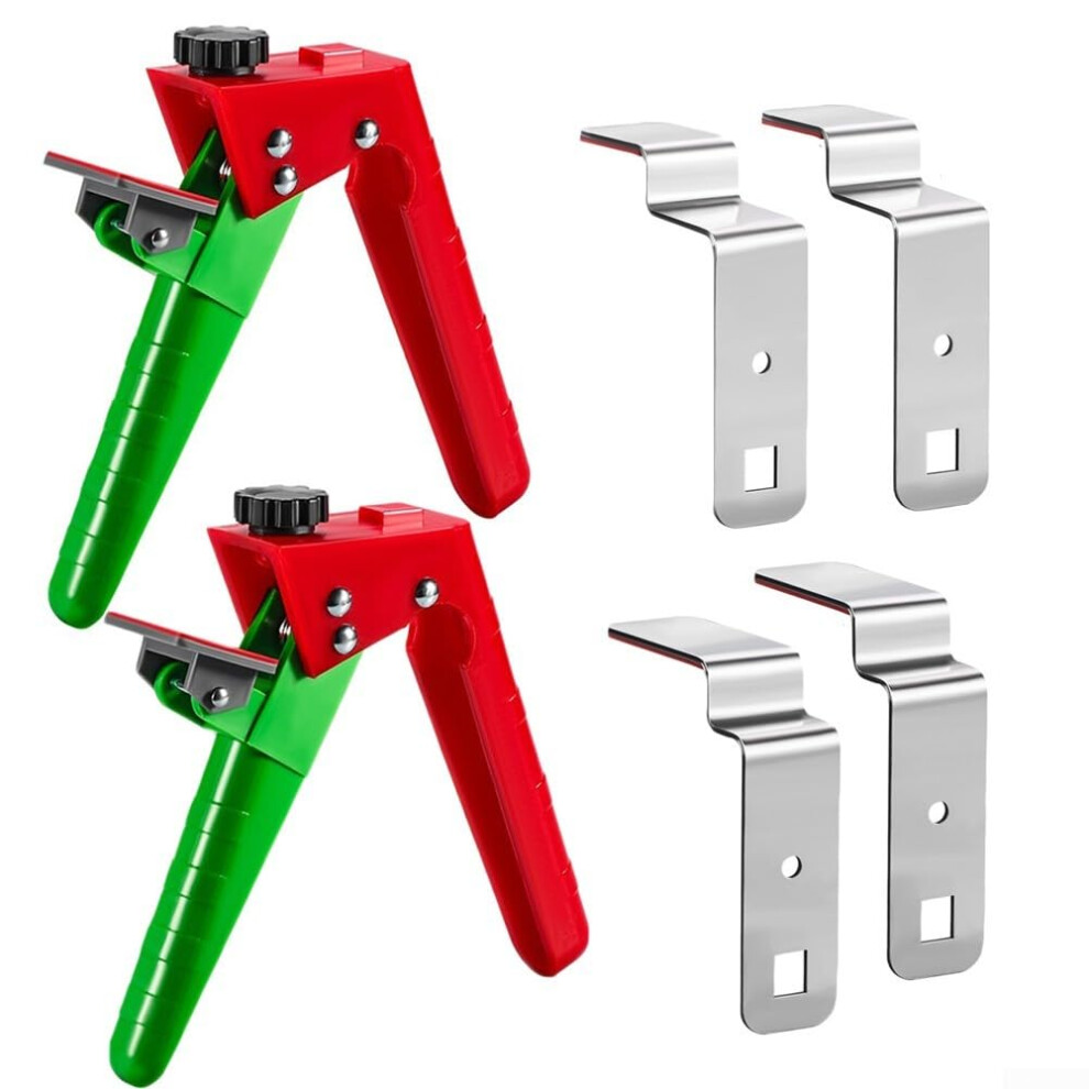 Adjustable Cabinet Drawer Fixing Clamp Stainless Steel Front Panel Clips Mounting Installation Kit For Furniture 2Set 9119770789440
