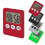 (green)5 Colors Thin LCD Digital Screen Kitchen Timer Square Cooking Count Up Countdown Alarm Magnet Clock 25-26 2