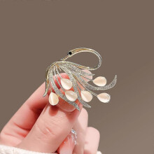 (XZ309) Bling Red Full of Rhinestone Heart Shape Brooch for Women Lovers Lapel Love Pins Christmas Love Pins Valentine Gifts