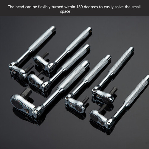 Mini Ratchet Wrench Adjustable Quick Spanner Tool-9mm 2