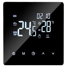 Tuya WiFi draadloze thermostaat met touchscreen temperatuurregelaar, programmeerbare digitale thermostaat voor vloerverwarming