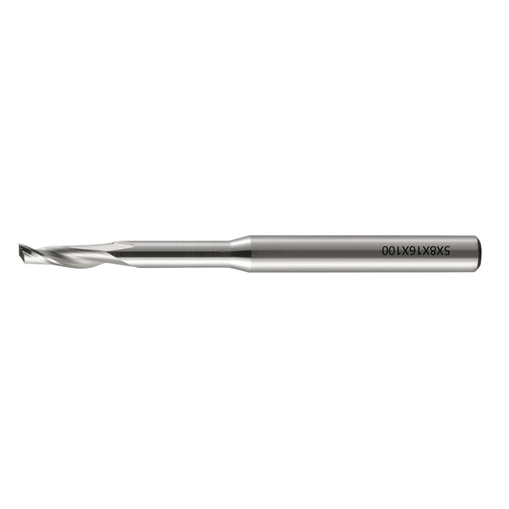 Hss Single Flute Spirals End Mill Accuracy Router-5X8x16x100 7704000508926