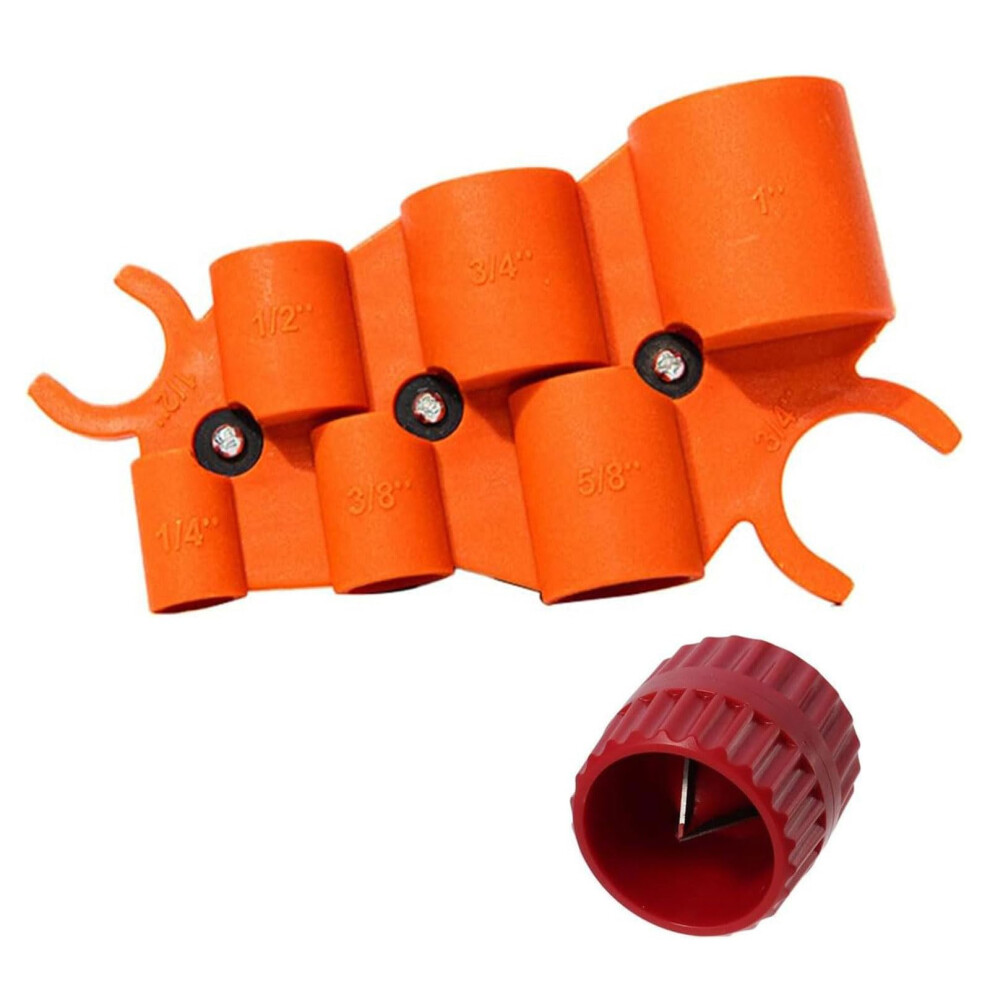 Pipe Deburring Tool Set Textured For Efficient Burr Removal And Precise Depth Measurement In Plumbing Projects 9001264078430