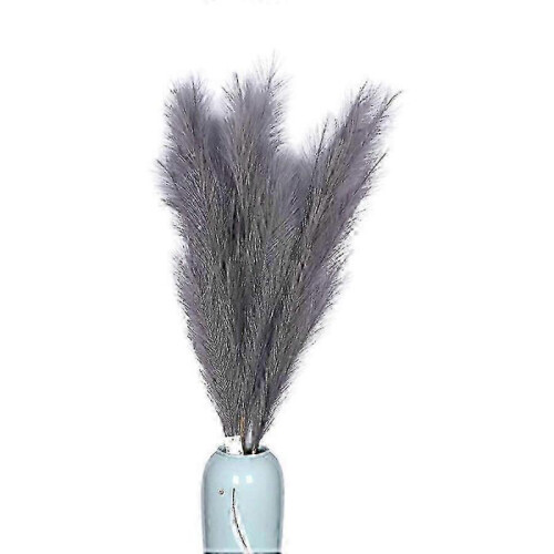 (Dark pink) 25-26 Large Artificial Pampas Grass - Tall Perfect for Home Decorations
