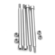 4 Stuks Stalen Schroefdraad Scharnier Pins A-Arm Pins 4x60mm en