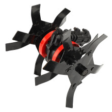 Garden Tiller Attachment 26mm 9Tooth Soil Loosening Wheel Universal Mower Cultivator Tool
