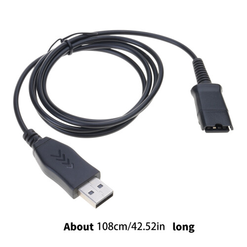 USB-Adapter für Quick-Disconnect-Headsets (QD) und nahtlose 2