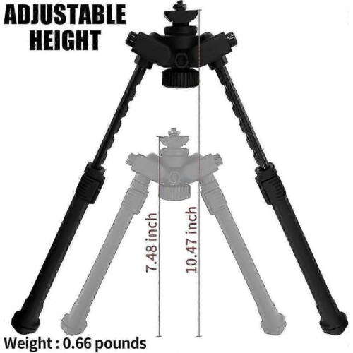 360-degree rotating quick-release lever-equipped bipod 1