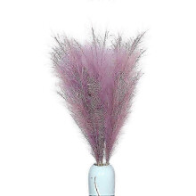 (Light purple) 25-26 Large Artificial Pampas Grass - Tall Perfect for Home Decorations