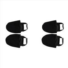 4 fundas para zapatos de bolos, deslizadores para zapatos secos, accesorios protectores para hombres y mujeres
