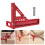Aluminum Woodworking Square Multipurpose Measuring Ruler-Judai 3