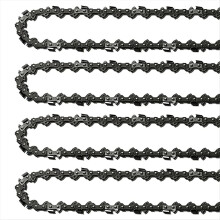 4Pcs 18Inch Chainsaw Chain 62 Drive Links 0.05In Gauge, 3/8In Pitch, 18In Replacement Low-Kickback