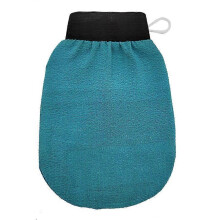 (Blue) 1Pc Hot Moroccan Hammam Exfoliating Mitt Kessa Scrub Glove Preparation Durable Shower Scrub Gloves Body Facial Tan Massage Mitt
