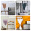 (White) 25-26 Large Artificial Pampas Grass - Tall Perfect for Home Decorations 4