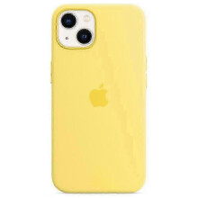 (Yellow) For Iphone 13 Mini Case Compatible With Magsafe Liquid Silicone Phone Back Cover [induction Popover]