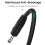 Câble d'alimentation de Type C vers DC5,5x2,1mm, adaptateur USB 4
