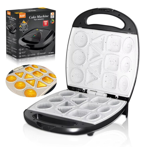 Biscuit Machine with Four Shapes, 1400 W, NonStick Cookie Maker