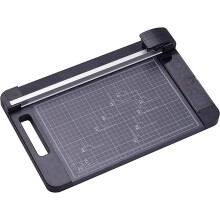 Stackable paper cutter minicutter, portable, multifunctional with blade