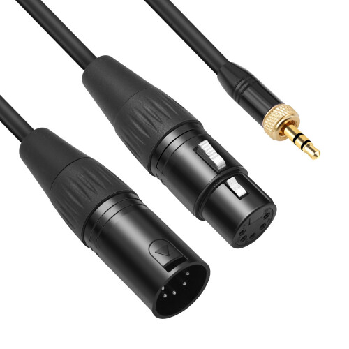 5 Pin 5Pin 3.5mm Gold Plated Locking Plug Splitter Wire for