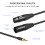 5 Pin 5Pin 3.5mm Gold Plated Locking Plug Splitter Wire for 5