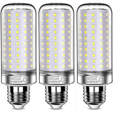 (3pcs) 25w LED Bulbs, 25w Equivalent Incandescent Bulb, 2500lm, 3000-6500k Cool White, E27 Edison Screw Light