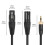 5 Pin 5Pin 3.5mm Gold Plated Locking Plug Splitter Wire for 3