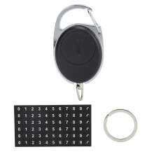 Key Finder Portachiavi retrattile Materiale premium Bluetooth Allarme anti smarrimento per telefono e chiavi, promemoria di disconnessione Batteria