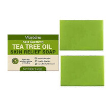 (2pcs) 1-3x Tea Tree Soap Antifungal Antibacterial Treatment for Face & Body Acne, Athlete's Foot, Tinea,Folliculitis Ringworm Jock Itch