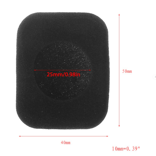 1 Pair Square Foam Ear Pad Cover for Form 2 Headset Headphone 1