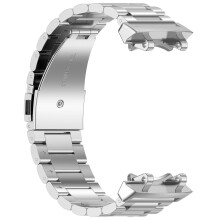 Stainless Watch Band Sweatproof Bracelet Belt for 3-Silver