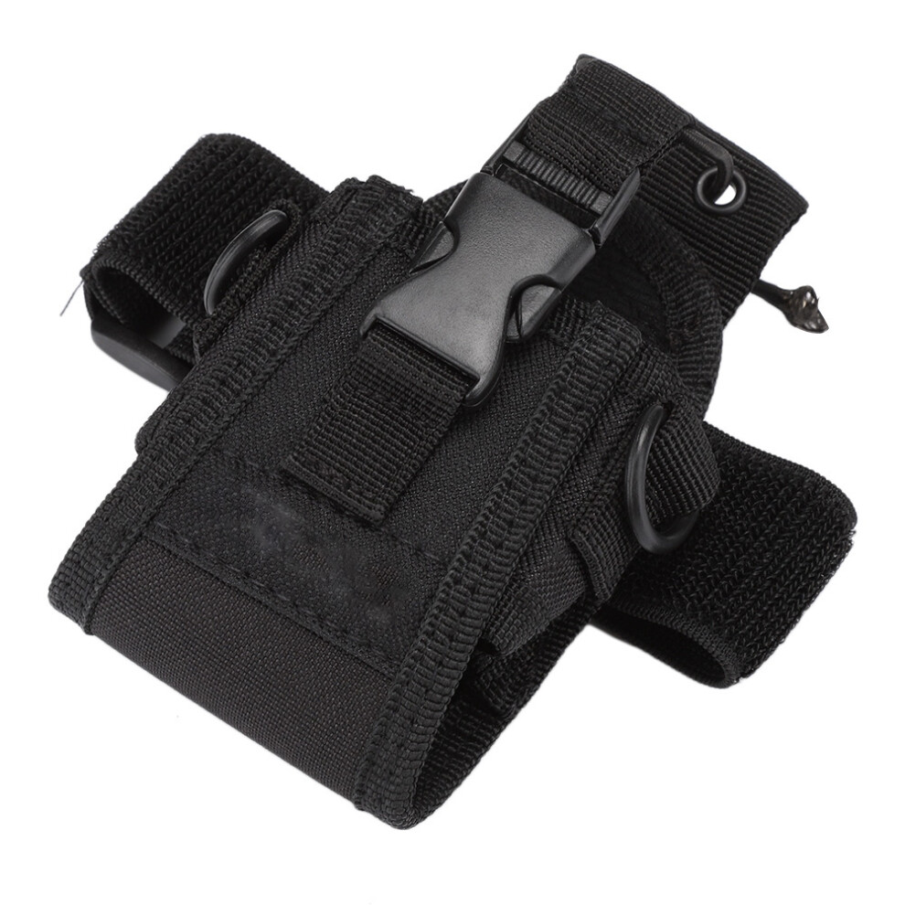 Molle Compatible Universal Nylon Radio Case Tactical Radio Holder With Adjustable Shoulder Strap For Icom Motorola Kenwood Baofeng,Cordura Fabric 9420858153993