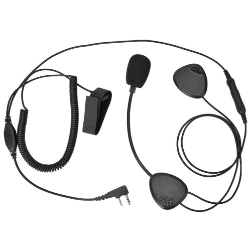 Ακουστικά Walkie Talkie Boom Mic με διπλά ηχεία, αδιάβροχα, ευαίσθητα δάχτυλα, σχεδιασμός PTT 1