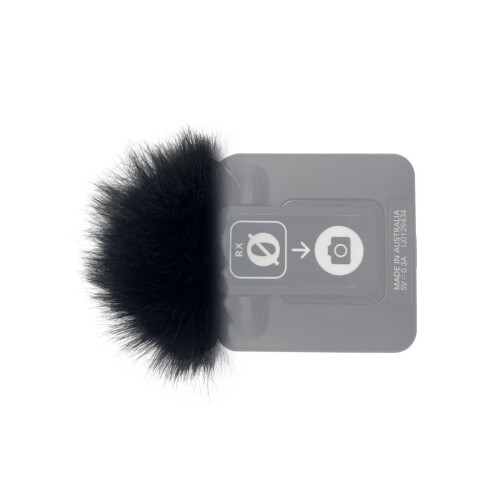 Microphone Furry Windshield for Wireless Me Replacement-Black