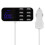 Σταθμός φόρτισης USB με οθόνη LED, τεχνολογία γρήγορης φόρτισης και αυτόματης 3