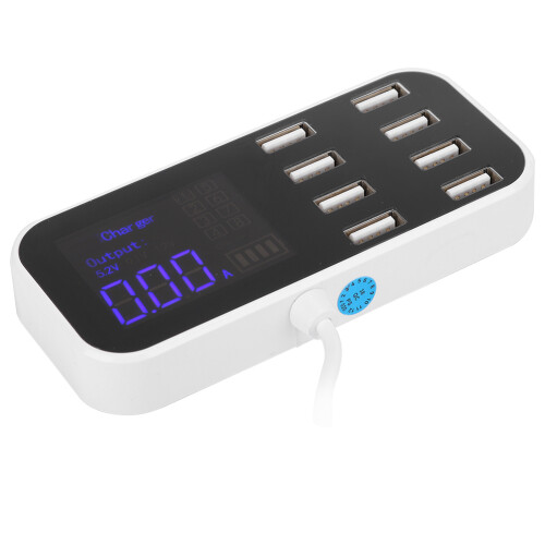 Σταθμός φόρτισης USB με οθόνη LED, τεχνολογία γρήγορης φόρτισης και αυτόματης 1