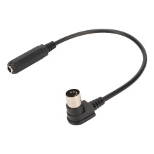 Professioneller Audioadapter, DIN 5-Pin auf 6,35 mm TRS, mit sauerstofffreiem Kupfer für Verstärker und MIDI-Geräte, hohe Qualität