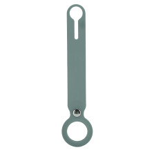 Supporto AirTag sicuro per prodotti Apple compatibili, custodia in morbida gomma siliconica che garantisce la trasmissione del segnale, materiale in