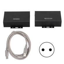 Estensore USB compatibile con telecomando tramite Cat5e6 con interfaccia facile da usare, conversione del segnale e supporto Deep Color per giochi e