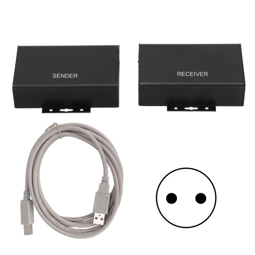 Συμβατό με τηλεχειριστήριο USB Extender μέσω Cat5e6 με εύκολη στη χρήση μετατροπή σήματος