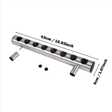 High Quality Wine Bottles Holders Stainless Steel Rack Bar Wall Mounted Household Storage Kitchen Holder 8 Holes