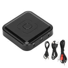Odbiornik audio Bluetooth, bezprzewodowy streaming, adapter dźwięku stereo Bluetooth 5.1 o niskim opóźnieniu do słuchawek samochodowych i